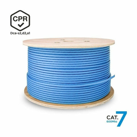 FTP Category 7 Rigid Network Cable Aisens AWG23 Blue 500 m FTP Category 7 Rigid Network Cable Aisens AWG23 Blue 500 m