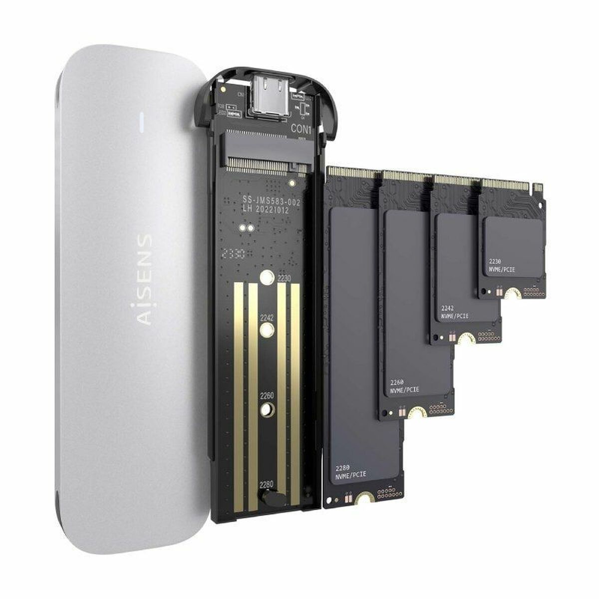 Hard drive case Aisens ASM2-025SL Hard drive case Aisens ASM2-025SL