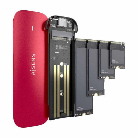 Hard drive case Aisens ASM2-027RED Hard drive case Aisens ASM2-027RED