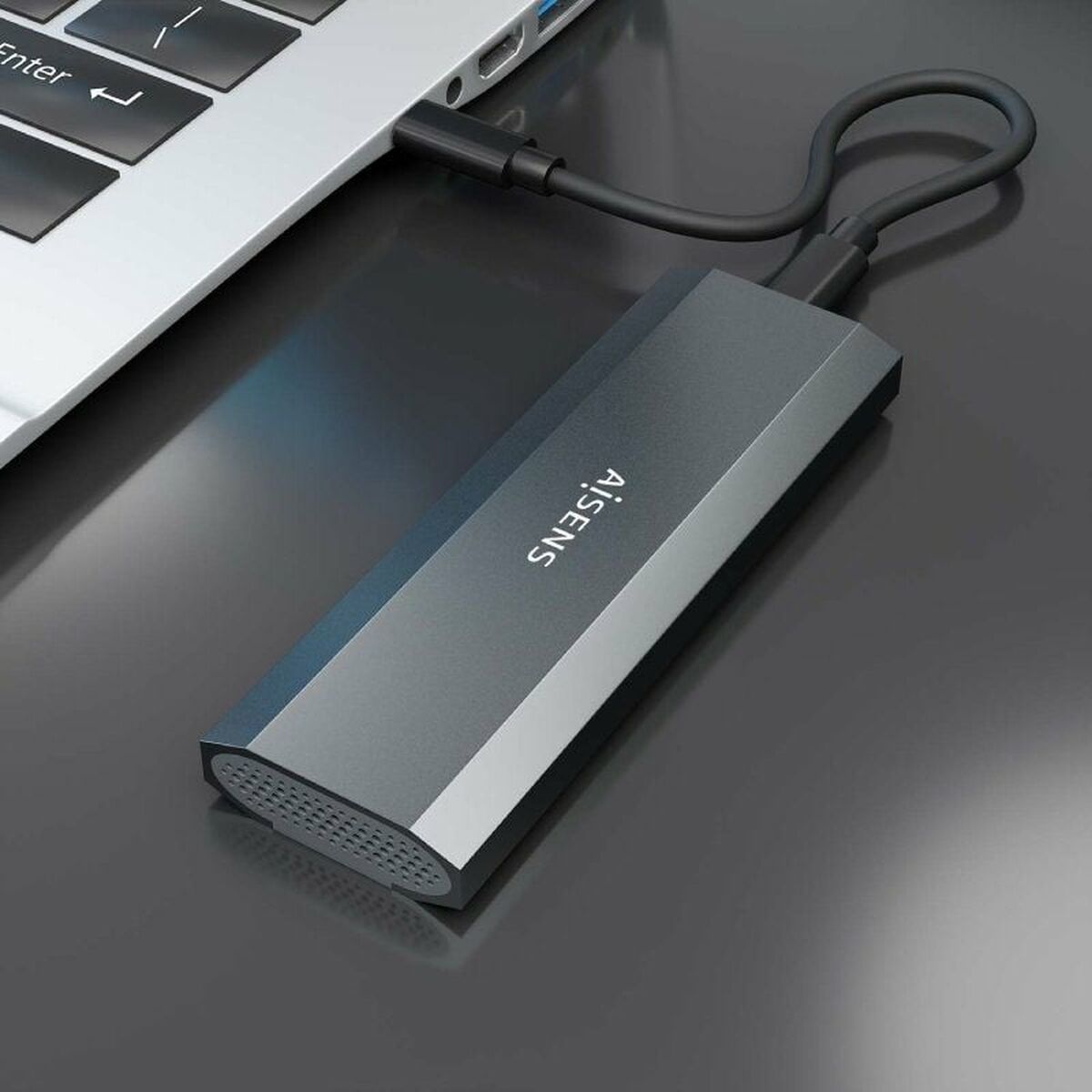 Hard drive case Aisens ASM2-029GR Hard drive case Aisens ASM2-029GR