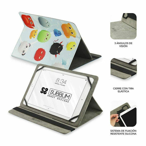 Tablet cover Subblim SUB-CUT-4TC001 Multicolour Printed Tablet cover Subblim SUB-CUT-4TC001 Multicolour Printed