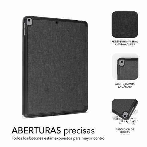 Tablet cover Subblim FUNDA TABLET IPAD 10.2'' 9/8/7 Gen BLACK Black 10,2" Tablet cover Subblim FUNDA TABLET IPAD 10.2'' 9/8/7 Gen BLACK Black 10,2"