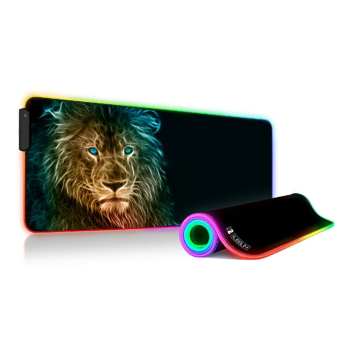 Non-slip Mat Subblim SUBMP-02RGB10 Black Multicolour Non-slip Mat Subblim SUBMP-02RGB10 Black Multicolour
