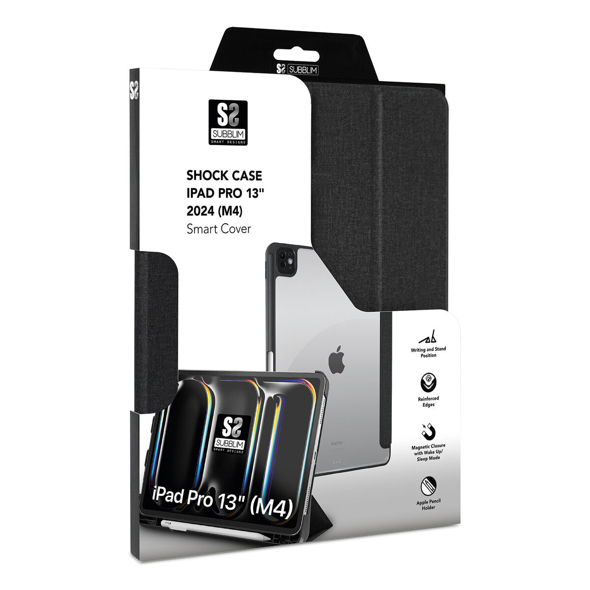 Tablet cover Subblim Clear Shock Black Tablet cover Subblim Clear Shock Black