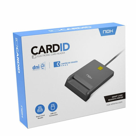 Card Reader Nox-Xtreme NXLITECARDID Black USB Connection Card Reader Nox-Xtreme NXLITECARDID Black USB Connection