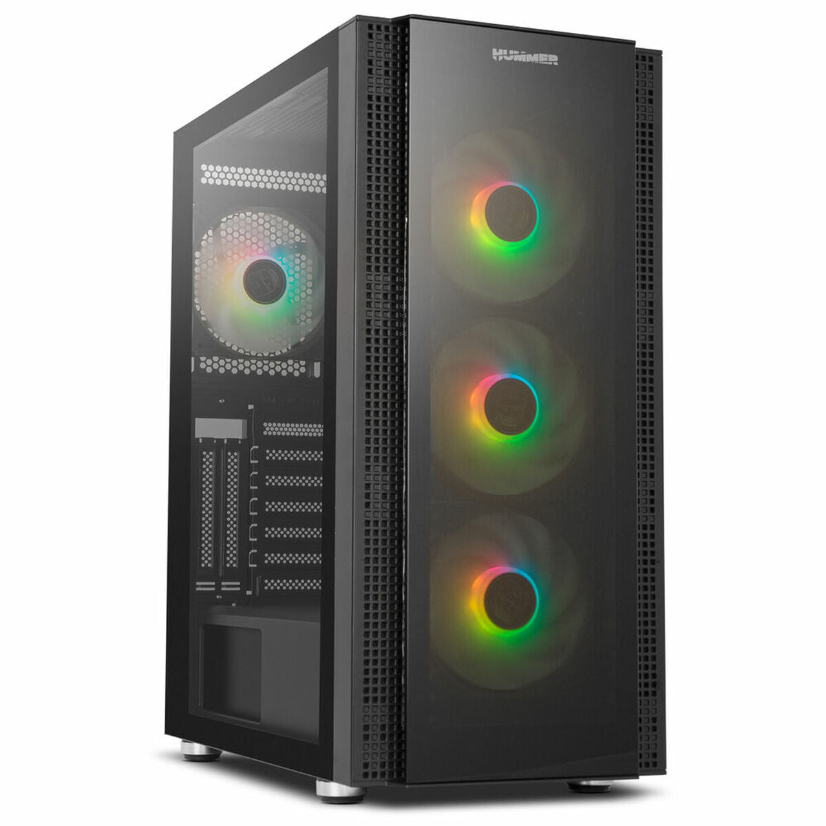 ATX Semi-tower Box Nox-Xtreme Hummer Horus Black E-ATX ATX Semi-tower Box Nox-Xtreme Hummer Horus Black E-ATX