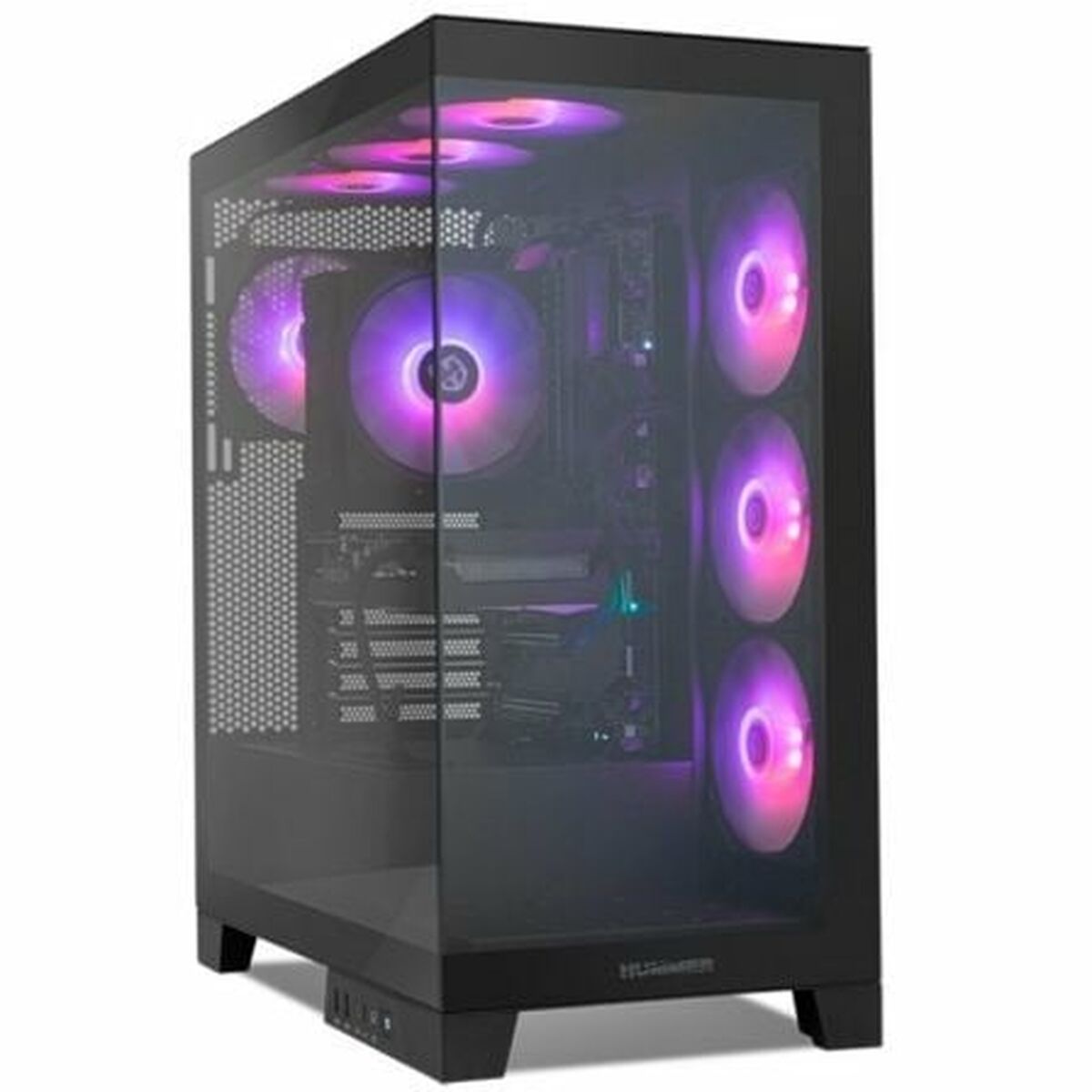 ATX Semi-tower Box Nox-Xtreme NXHUMMERGLOCKBK Black ATX Semi-tower Box Nox-Xtreme NXHUMMERGLOCKBK Black