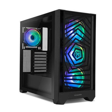 ATX Semi-tower Box Nox-Xtreme NXHUMMERPLASMA Black ATX Semi-tower Box Nox-Xtreme NXHUMMERPLASMA Black