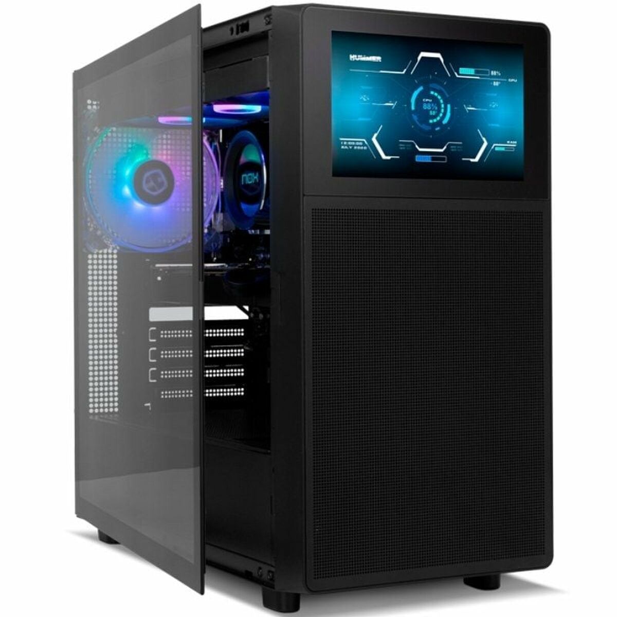 ATX Micro Box Nox-Xtreme NXHUMMERBIOS Black ATX Micro Box Nox-Xtreme NXHUMMERBIOS Black