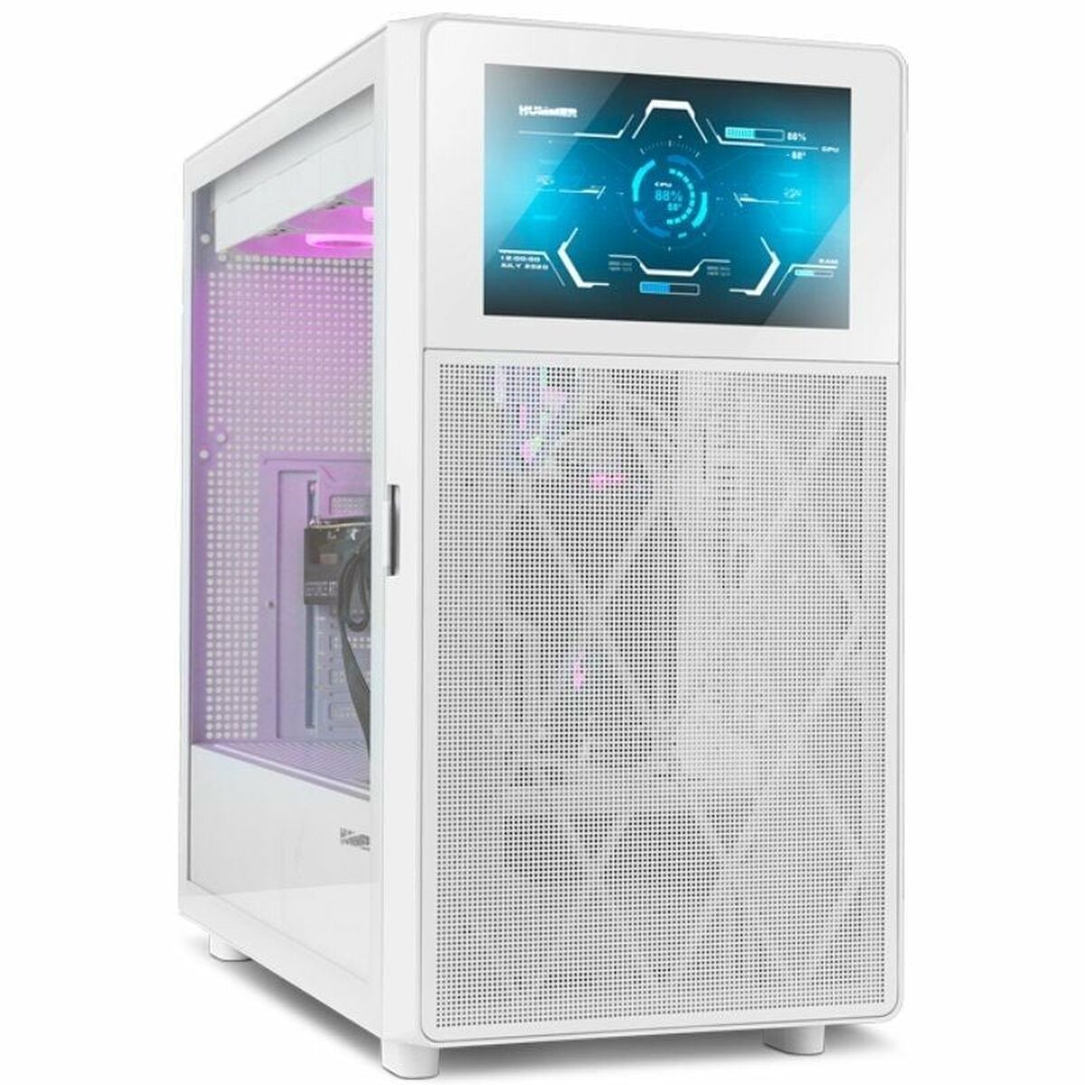 ATX Semi-tower Box Nox-Xtreme NXHUMMERBIOSW Black ATX Semi-tower Box Nox-Xtreme NXHUMMERBIOSW Black