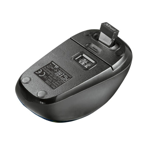 Wireless Mouse Trust Yvi Blue Black Multicolour Wireless Mouse Trust Yvi Blue Black Multicolour