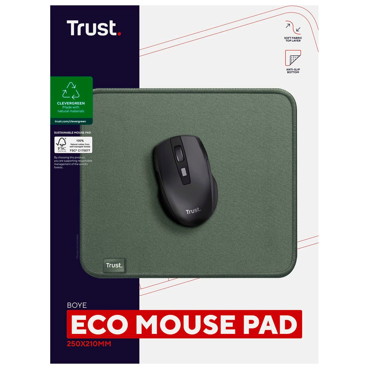 Mouse Mat Trust 24745 Green Mouse Mat Trust 24745 Green