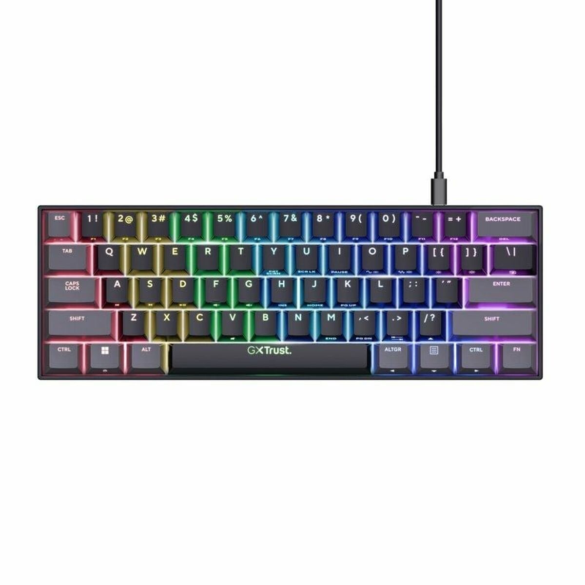 Mechanical keyboard Trust GXT 867 Acira Black Mechanical keyboard Trust GXT 867 Acira Black