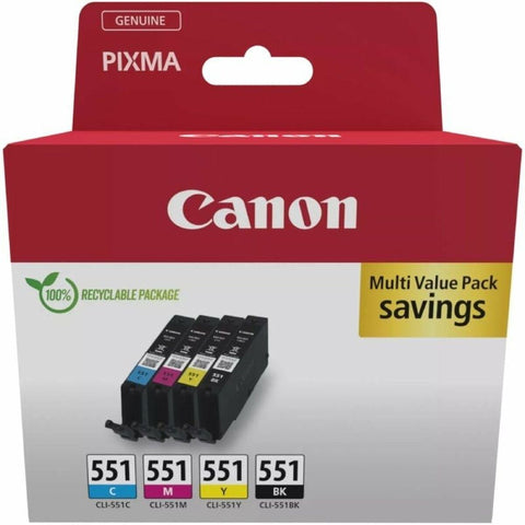 Original Ink Cartridge Canon 6509B015 Multicolour (4 Units) Original Ink Cartridge Canon 6509B015 Multicolour (4 Units)