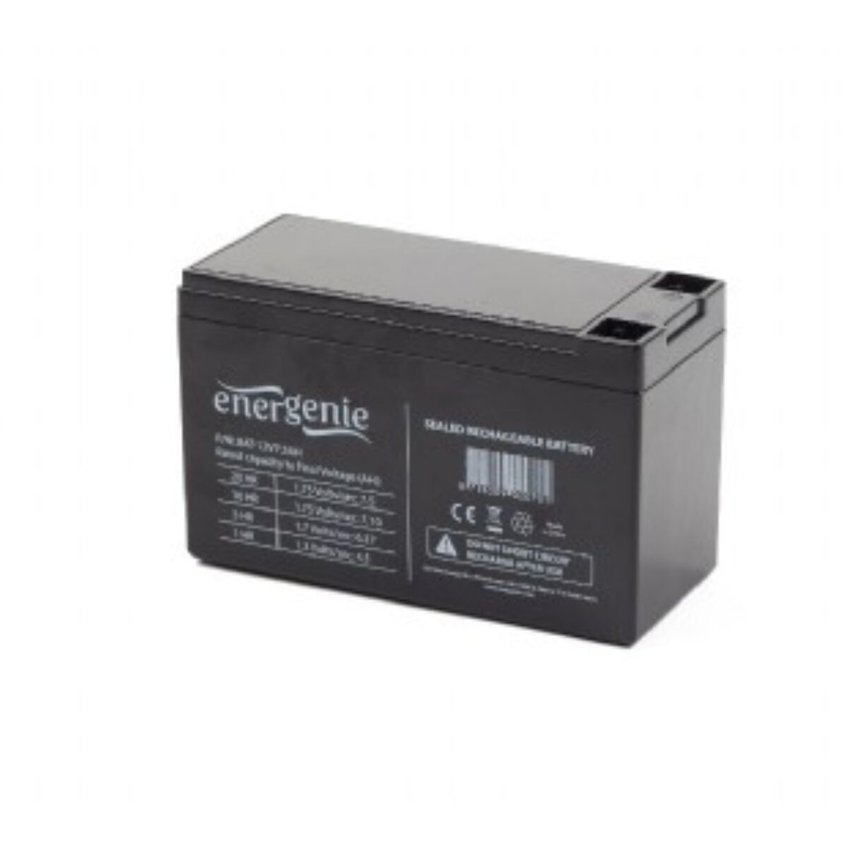 Battery for Uninterruptible Power Supply System UPS GEMBIRD BAT-12V7.5AH 12 V Battery for Uninterruptible Power Supply System UPS GEMBIRD BAT-12V7.5AH 12 V