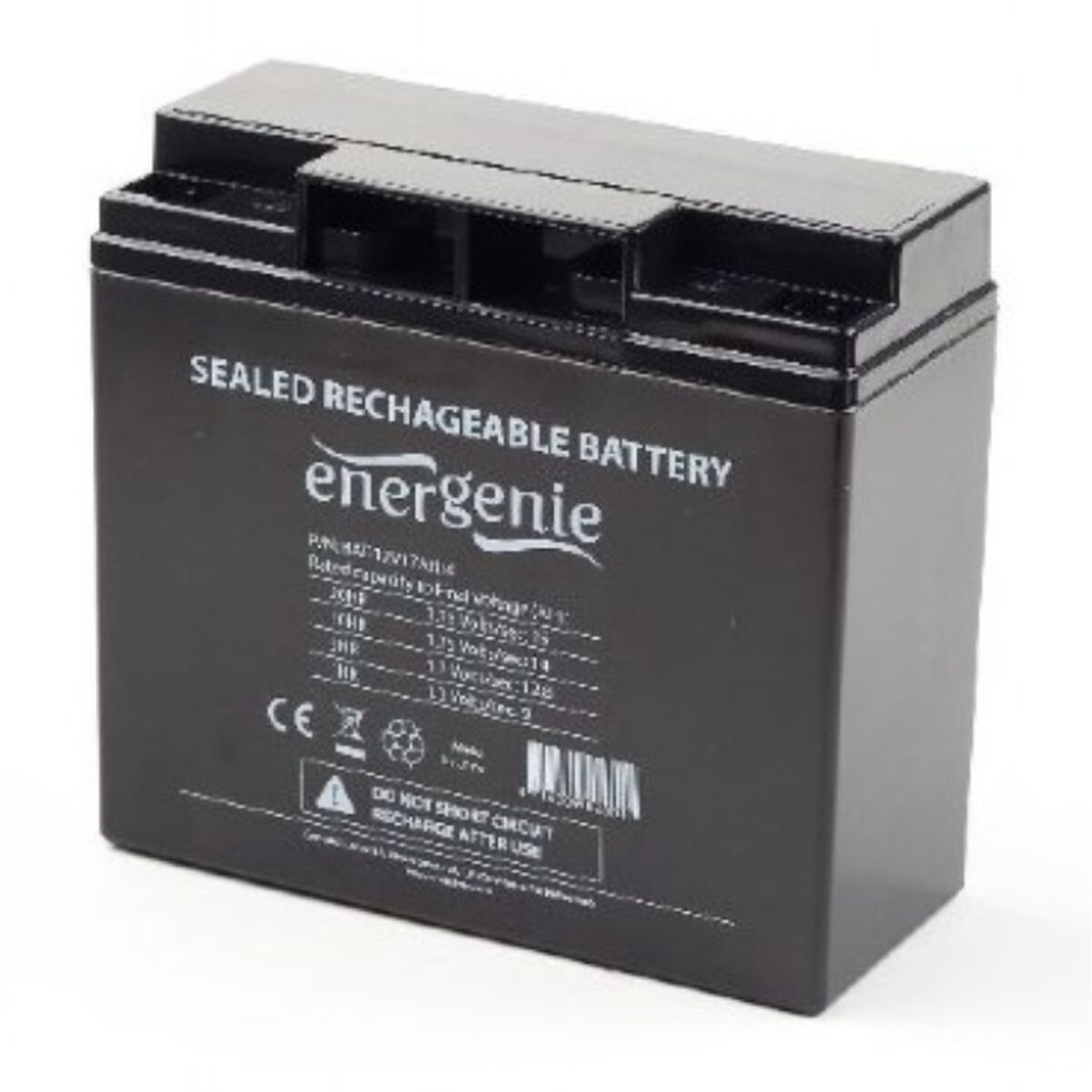 Battery for Uninterruptible Power Supply System UPS GEMBIRD BAT-12V17AH/4 12 V Battery for Uninterruptible Power Supply System UPS GEMBIRD BAT-12V17AH/4 12 V