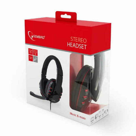 Bluetooth Headset with Microphone GEMBIRD GHS-402 Black Bluetooth Headset with Microphone GEMBIRD GHS-402 Black