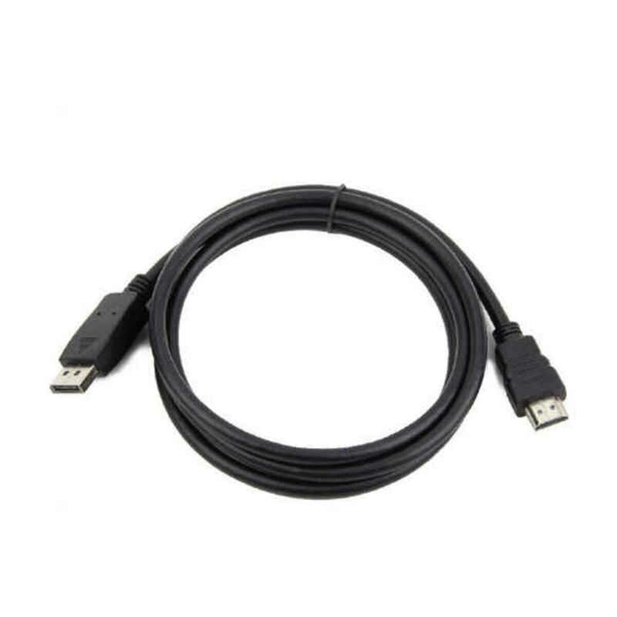 DisplayPort to HDMI Cable GEMBIRD CC-DP-HDMI-10M Black 10 m DisplayPort to HDMI Cable GEMBIRD CC-DP-HDMI-10M Black 10 m