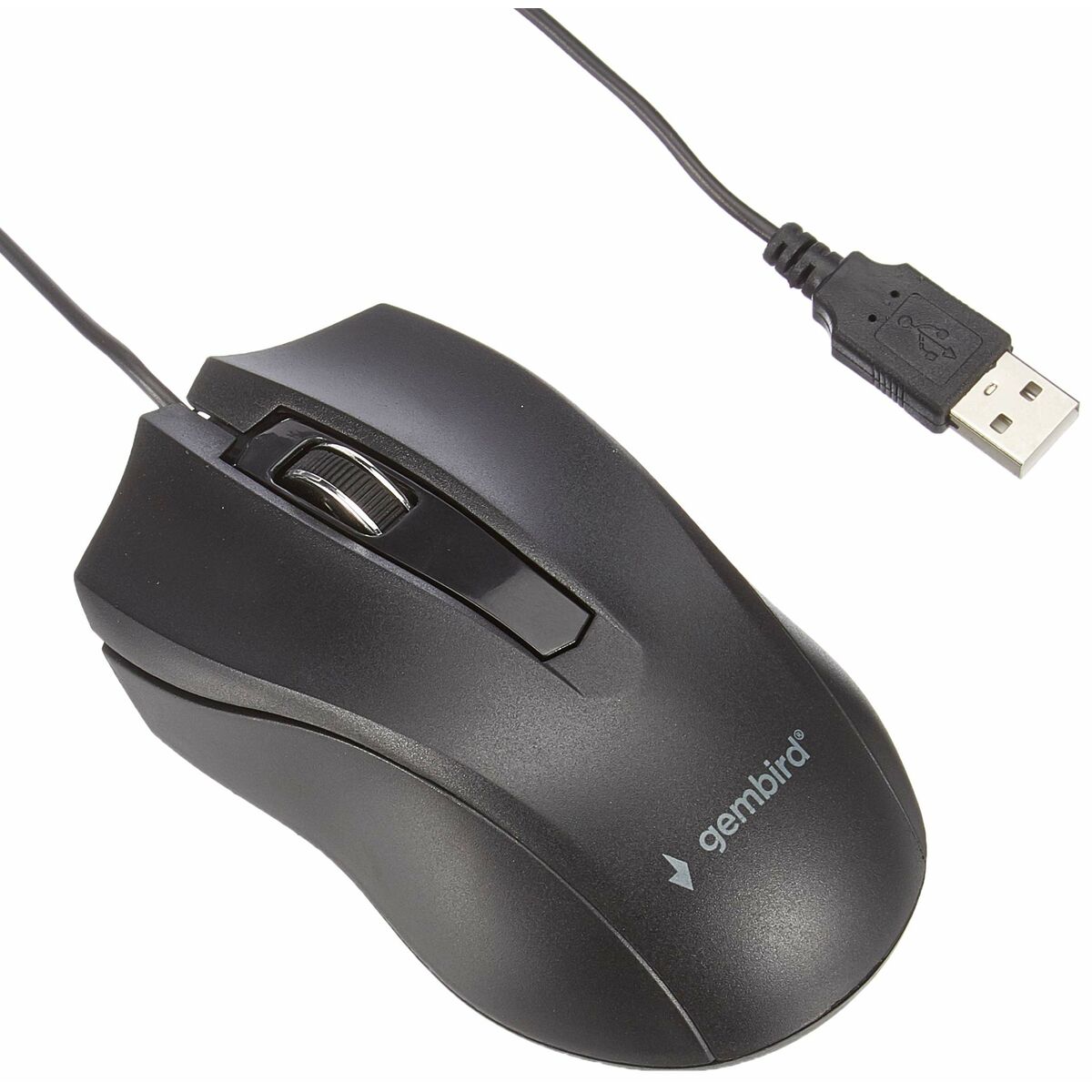 Optical mouse GEMBIRD MUS-3B-01 Black 1000 dpi Optical mouse GEMBIRD MUS-3B-01 Black 1000 dpi