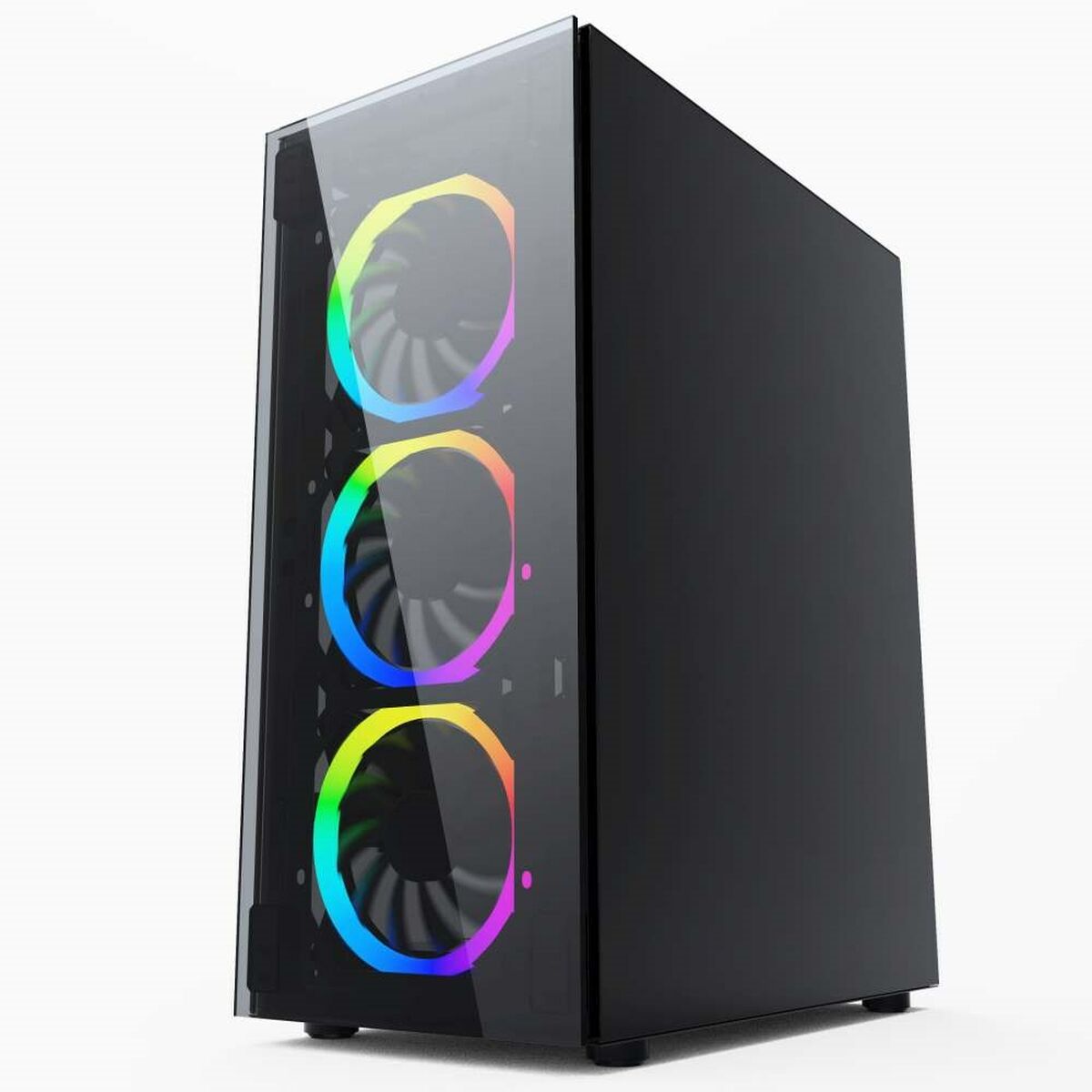 ATX Semi-tower Box GEMBIRD CCC-FC-1500RGB Black ATX Semi-tower Box GEMBIRD CCC-FC-1500RGB Black