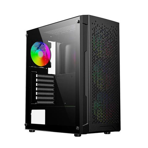 ATX Semi-tower Box GEMBIRD CCC-FC-400X Black Multicolour ATX Semi-tower Box GEMBIRD CCC-FC-400X Black Multicolour