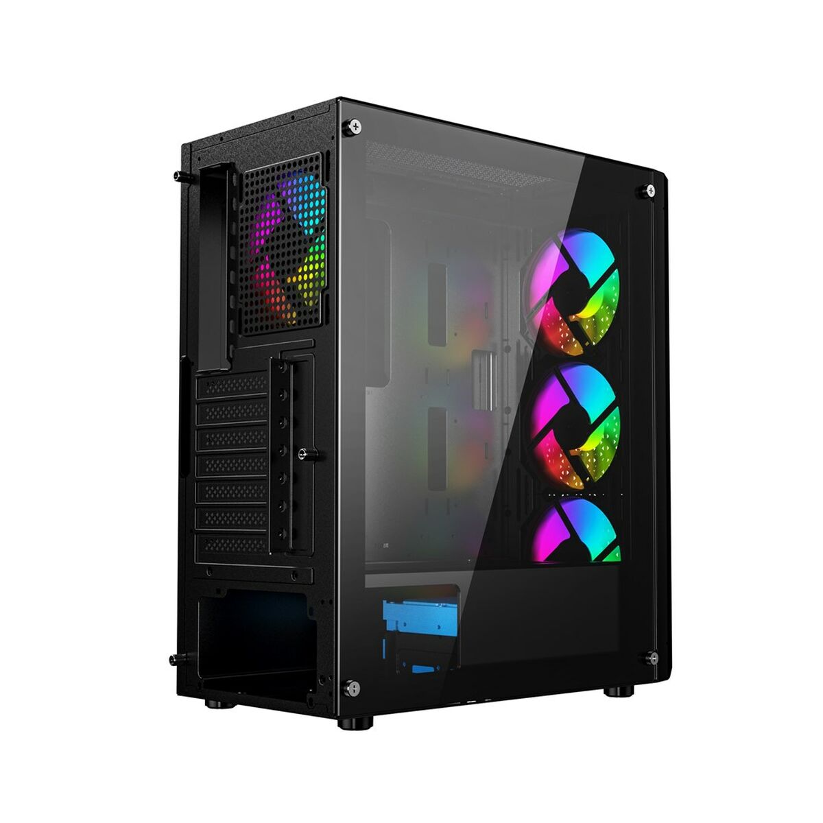 ATX Semi-tower Box GEMBIRD CCC-FC-400X Black Multicolour ATX Semi-tower Box GEMBIRD CCC-FC-400X Black Multicolour