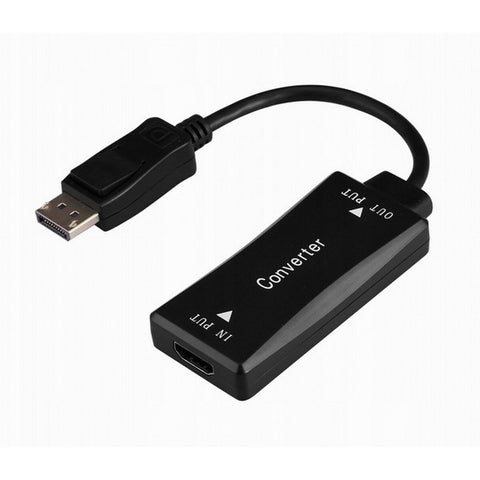 DisplayPort to HDMI Adapter GEMBIRD A-HDMIF30-DPM-01 Black 15 cm DisplayPort to HDMI Adapter GEMBIRD A-HDMIF30-DPM-01 Black 15 cm