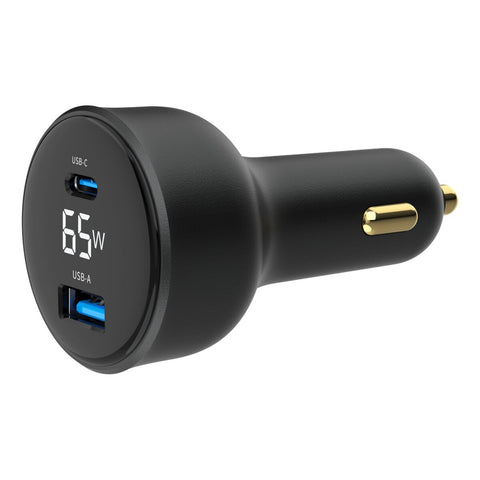 Car Charger GEMBIRD TA-UC-AC2PD65LCD-CAR-01 Car Charger GEMBIRD TA-UC-AC2PD65LCD-CAR-01