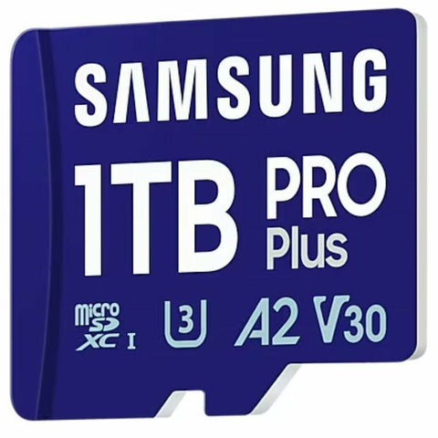 Memory Card Micro SDXC Samsung PRO Plus 2024 1 TB Memory Card Micro SDXC Samsung PRO Plus 2024 1 TB