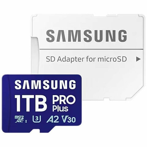 Memory Card Micro SDXC Samsung PRO Plus 2024 1 TB Memory Card Micro SDXC Samsung PRO Plus 2024 1 TB