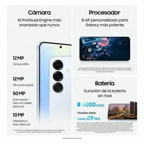 Smartphone Samsung Galaxy S25 AI 6,2" Qualcomm Snapdragon 8 Elite 12 GB RAM 512 GB Smartphone Samsung Galaxy S25 AI 6,2" Qualcomm Snapdragon 8 Elite 12 GB RAM 512 GB