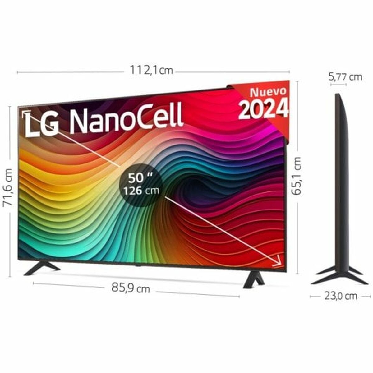 Smart TV LG 50NANO82T6B.AEU 4K Ultra HD 50" NanoCell Smart TV LG 50NANO82T6B.AEU 4K Ultra HD 50" NanoCell