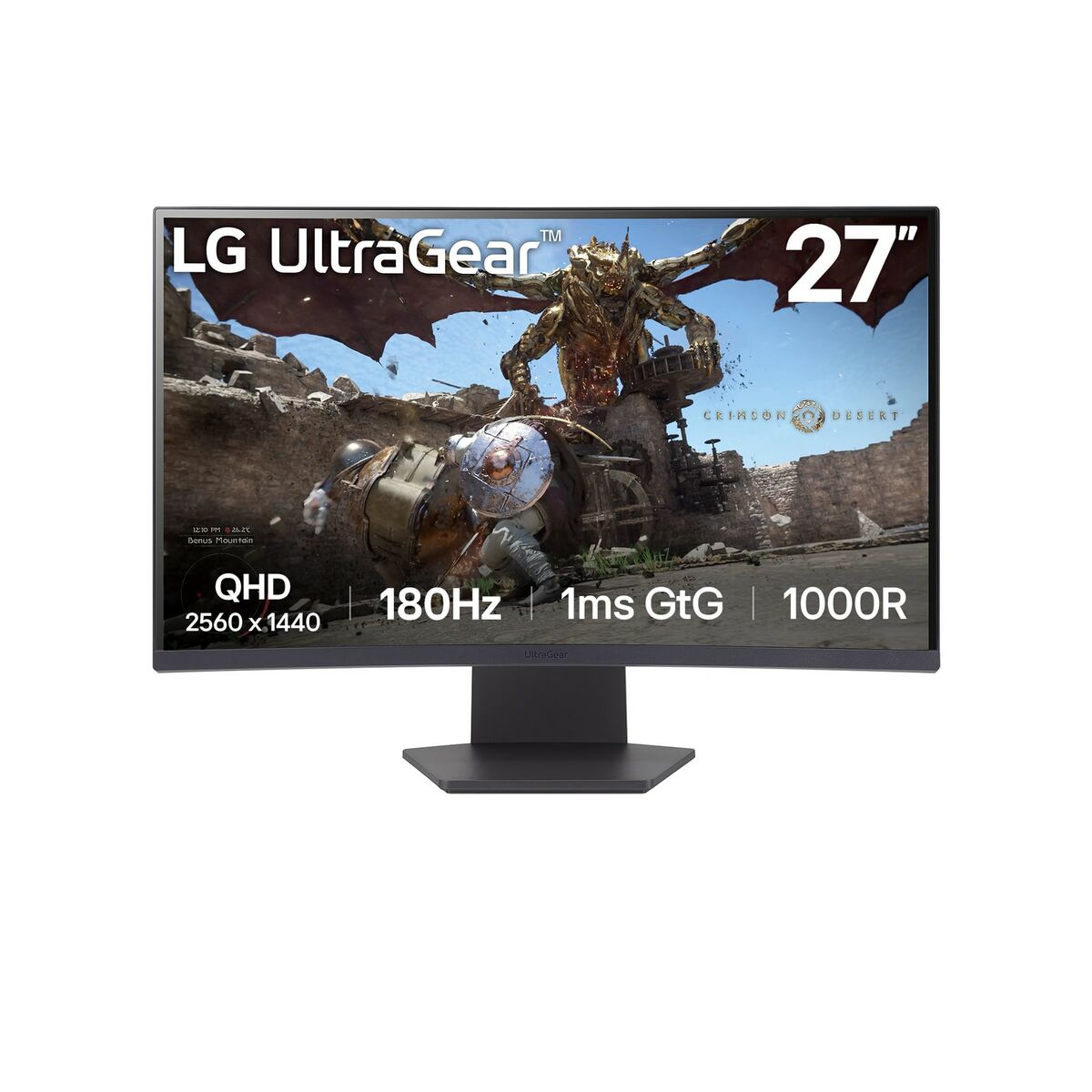 Gaming Monitor LG 27GS60QC-B.AEUQ Full HD 27" Gaming Monitor LG 27GS60QC-B.AEUQ Full HD 27"