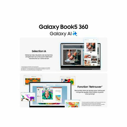 Laptop Samsung Galaxy Book5 360 Intel Core Ultra 5 226V 15,6" 16 GB RAM 512 GB SSD Laptop Samsung Galaxy Book5 360 Intel Core Ultra 5 226V 15,6" 16 GB RAM 512 GB SSD