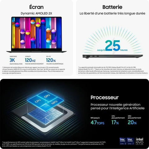 Laptop Samsung GALAXY BOOK5 PRO 16" intel core ultra 7 256V 16 GB RAM 512 GB SSD Laptop Samsung GALAXY BOOK5 PRO 16" intel core ultra 7 256V 16 GB RAM 512 GB SSD