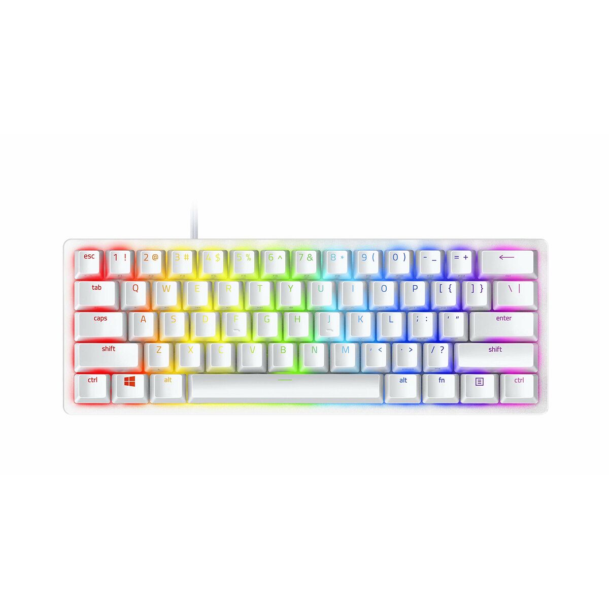 Gaming Keyboard Razer Huntsman Mini White Spanish Qwerty Gaming Keyboard Razer Huntsman Mini White Spanish Qwerty