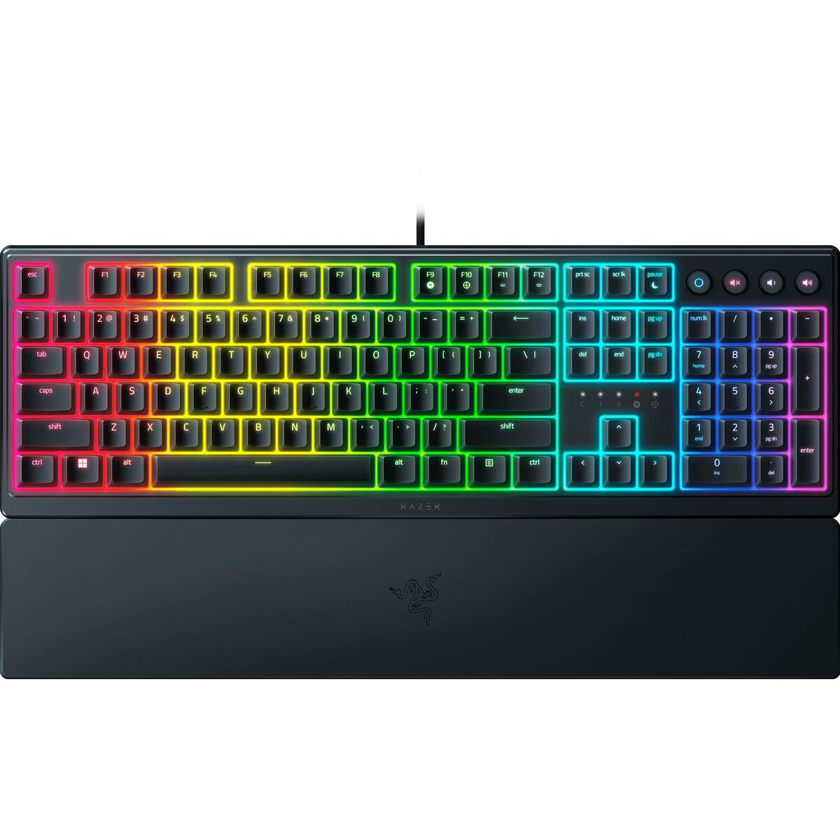 Gaming Keyboard Razer Ornata V3 Black Spanish Qwerty RGB Gaming Keyboard Razer Ornata V3 Black Spanish Qwerty RGB