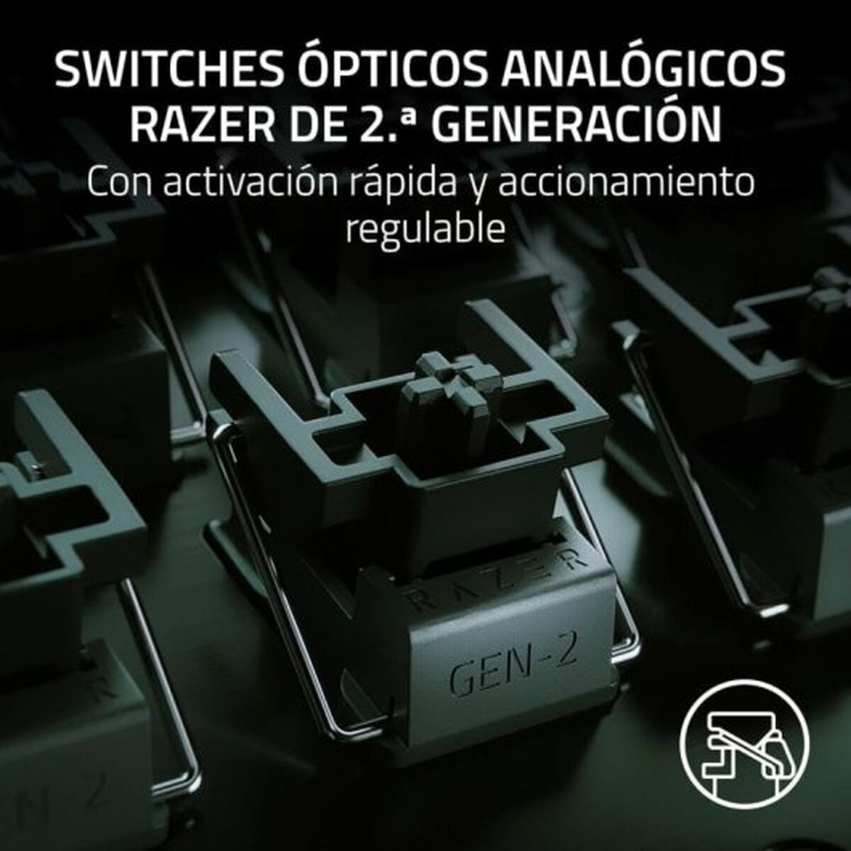 Gaming Keyboard Razer RZ03-04980100-R3M1 Black Gaming Keyboard Razer RZ03-04980100-R3M1 Black