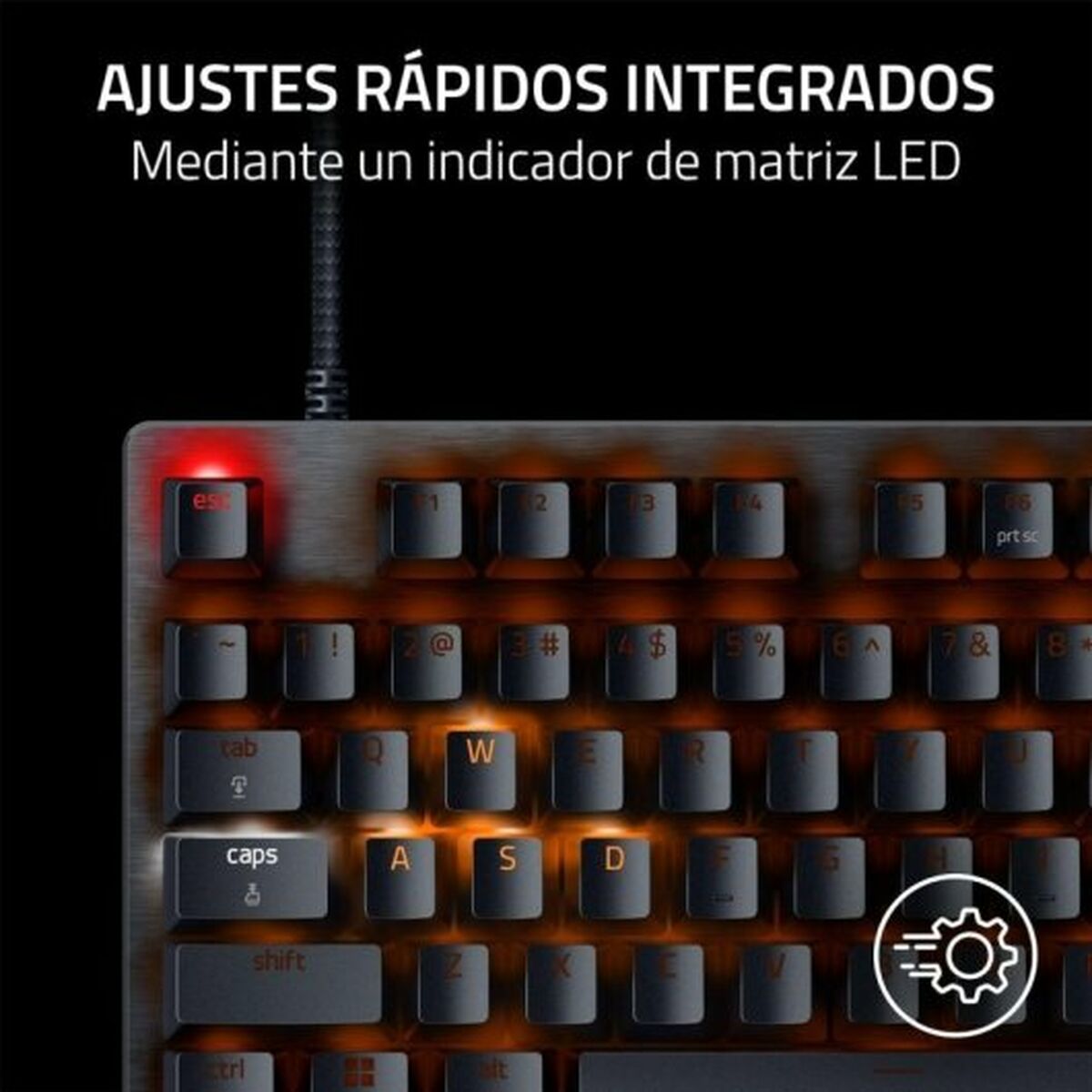 Gaming Keyboard Razer RZ03-04980100-R3M1 Black Gaming Keyboard Razer RZ03-04980100-R3M1 Black