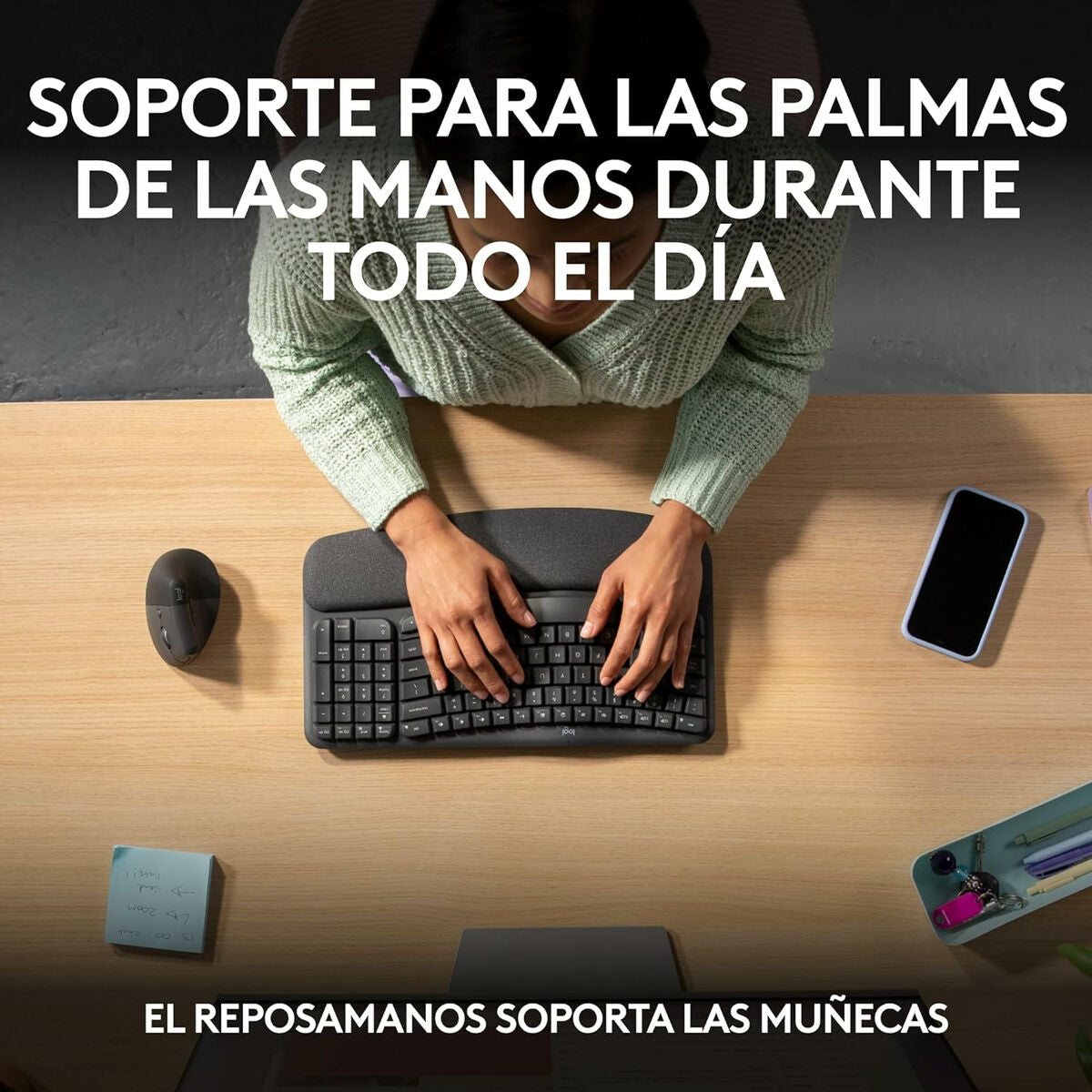 Keyboard Logitech 920-012296 Graphite Spanish QWERTY Keyboard Logitech 920-012296 Graphite Spanish QWERTY