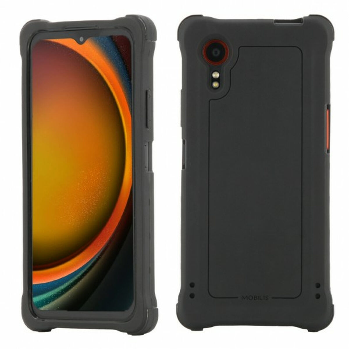 Mobile cover Mobilis 054016 Black Grey Mobile cover Mobilis 054016 Black Grey