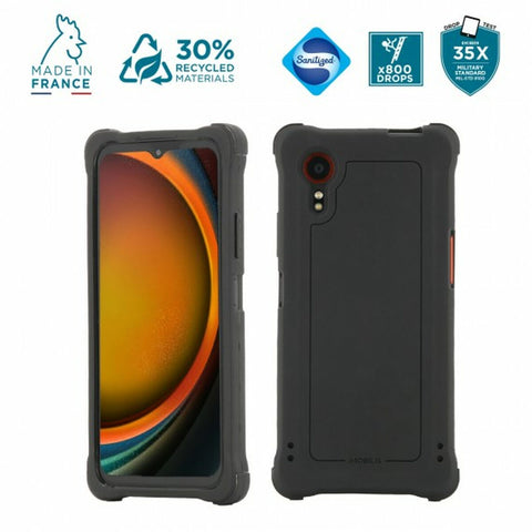 Mobile cover Mobilis 054016 Black Grey Mobile cover Mobilis 054016 Black Grey