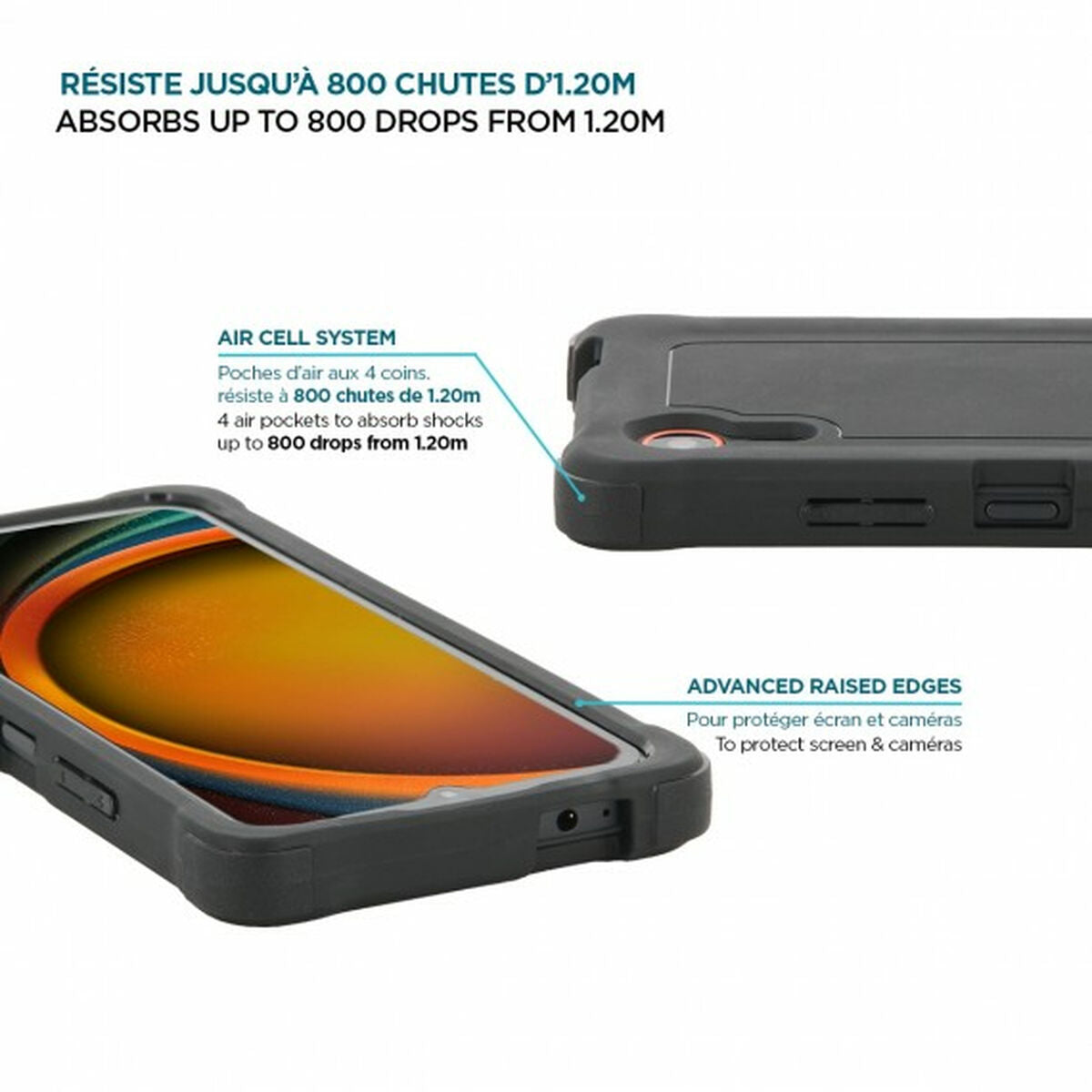 Mobile cover Mobilis 054016 Black Grey Mobile cover Mobilis 054016 Black Grey