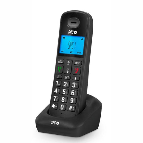 Wireless Phone SPC GOSSIP 2 Black Screen Charging base GAP Wireless Phone SPC GOSSIP 2 Black Screen Charging base GAP