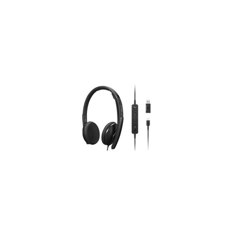 Headphones with Microphone Lenovo 4XD1M45626 Black Headphones with Microphone Lenovo 4XD1M45626 Black