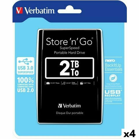 External Hard Drive Verbatim Store n Go 2 TB External Hard Drive Verbatim Store n Go 2 TB