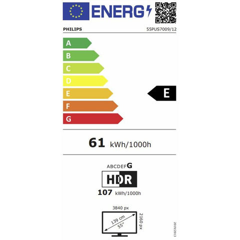 Smart TV Philips 55PUS7009 4K Ultra HD 55" LED HDR Smart TV Philips 55PUS7009 4K Ultra HD 55" LED HDR