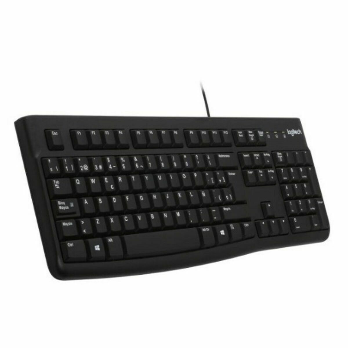 Keyboard Logitech 920-002518 Black Spanish Qwerty QWERTY Keyboard Logitech 920-002518 Black Spanish Qwerty QWERTY