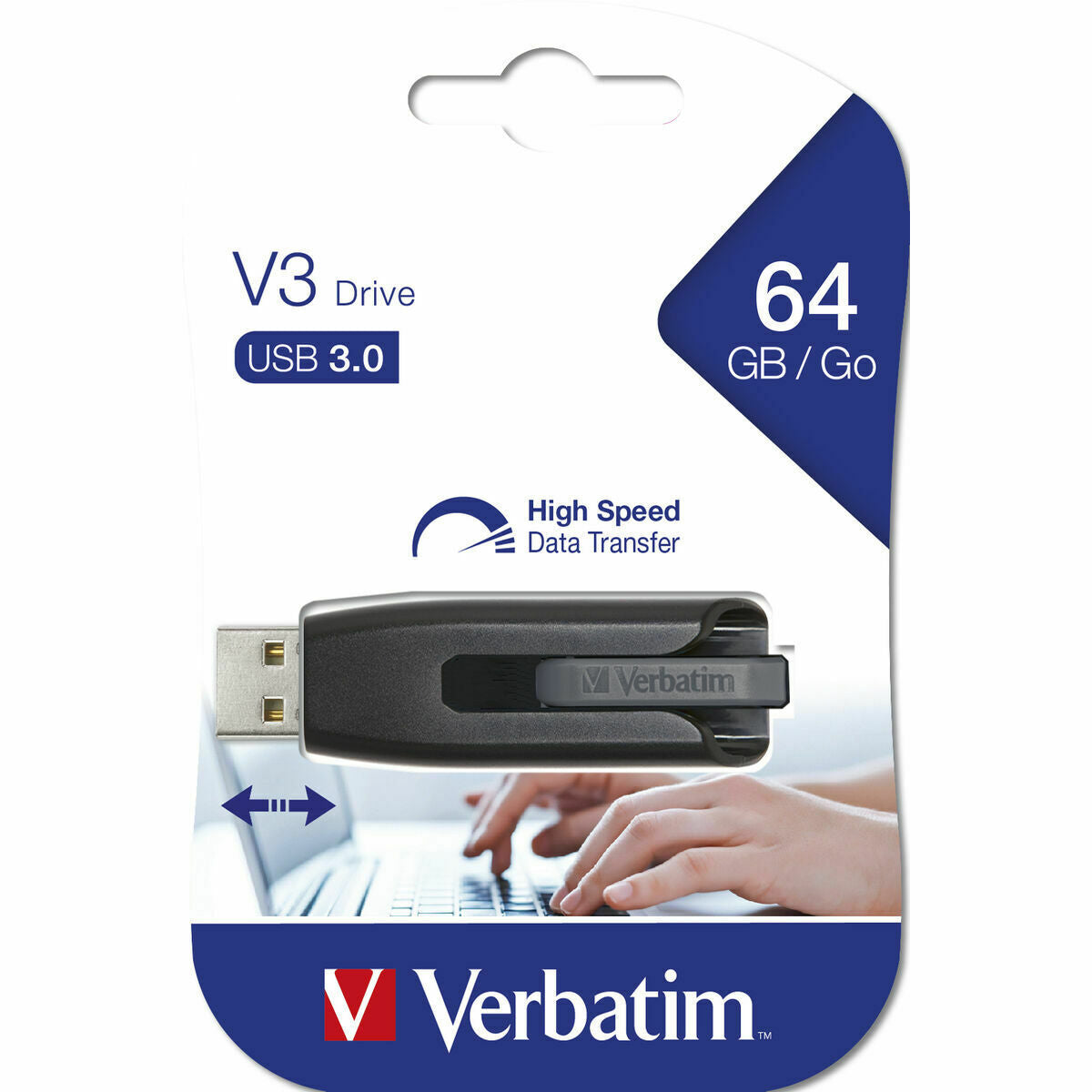 USB stick Verbatim Grey 64 GB