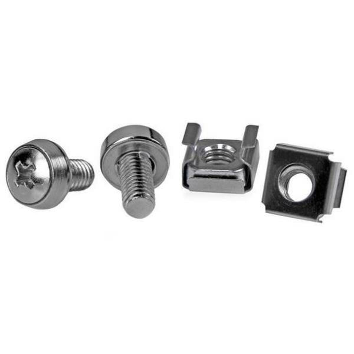 Holder Startech CABSCREWM6 Silver Stainless steel (50 Units)